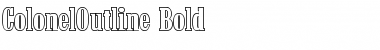 Download ColonelOutline Font Download ColonelOutline Font