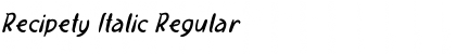 Download Recipety Italic Font Download Recipety Italic Font