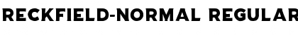 Download RECKFIELD-NORMAL Font Download RECKFIELD-NORMAL Font