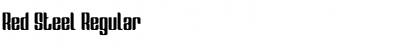 Download Red Steel Font Download Red Steel Font