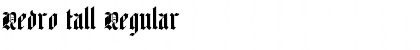 Download Redro tall Font Download Redro tall Font