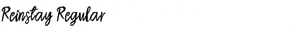 Download Reinstay Font Download Reinstay Font