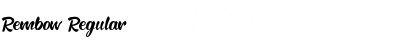 Download Rembow Font Download Rembow Font