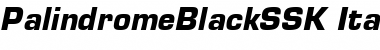Download PalindromeBlackSSK Font Download PalindromeBlackSSK Font