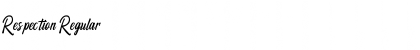 Download Respection Font Download Respection Font
