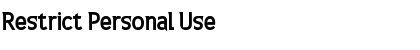 Download Restrict Font Download Restrict Font