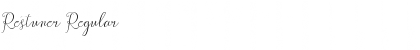 Download Restuner Font Download Restuner Font