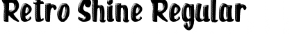 Download Retro Shine Font Download Retro Shine Font