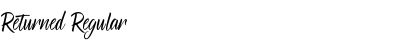 Download Returned Font Download Returned Font