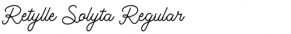 Download Retylle Solyta Font Download Retylle Solyta Font