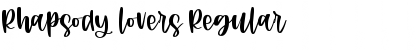 Download Rhapsody lovers Font Download Rhapsody lovers Font