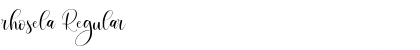 Download rhosela Font Download rhosela Font
