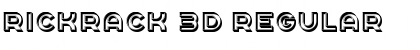 Download Rickrack 3D Font Download Rickrack 3D Font