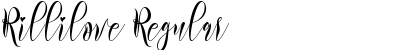 Download Rillilove Font Download Rillilove Font
