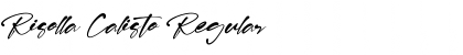 Download Risolla Calisto Font Download Risolla Calisto Font