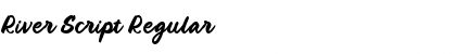 Download River Script Font Download River Script Font