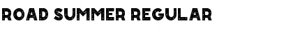 Download Road Summer Font Download Road Summer Font