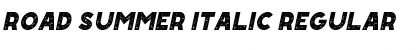 Download Road Summer Italic Font Download Road Summer Italic Font