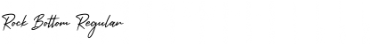 Download Rock Bottom Font Download Rock Bottom Font