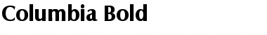 Download Columbia-Bold Font Download Columbia-Bold Font