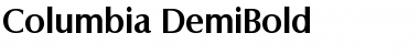 Download Columbia-DemiBold Font Download Columbia-DemiBold Font