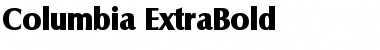 Download Columbia-ExtraBold Font Download Columbia-ExtraBold Font