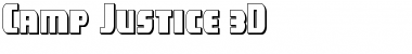 Download Camp Justice 3D Font Download Camp Justice 3D Font