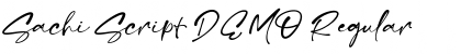 Download Sachi Script DEMO Font Download Sachi Script DEMO Font