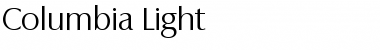 Download Columbia-Light Font Download Columbia-Light Font