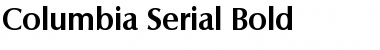 Download Columbia-Serial Font Download Columbia-Serial Font