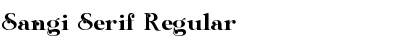 Download Sangi Serif Font Download Sangi Serif Font