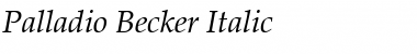 Download Palladio Becker Font Download Palladio Becker Font