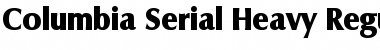 Download Columbia-Serial-Heavy Font Download Columbia-Serial-Heavy Font