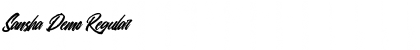 Download Sansha Demo Font Download Sansha Demo Font