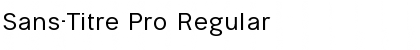 Download Sans-Titre Pro Font Download Sans-Titre Pro Font