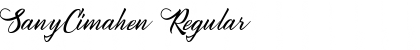 Download SanyCimahen Font Download SanyCimahen Font