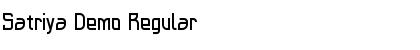 Download Satriya Demo Font Download Satriya Demo Font