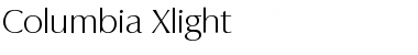 Download Columbia-Xlight Font Download Columbia-Xlight Font