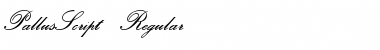 Download PallusScript Font Download PallusScript Font