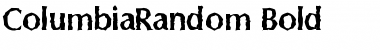 Download ColumbiaRandom Font Download ColumbiaRandom Font
