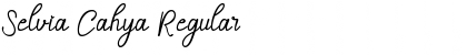 Download Selvia Cahya Font Download Selvia Cahya Font