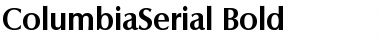 Download ColumbiaSerial Font Download ColumbiaSerial Font
