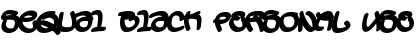 Download Sequal Black PERSONAL USE Font Download Sequal Black PERSONAL USE Font