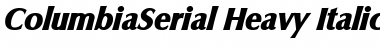 Download ColumbiaSerial-Heavy Font Download ColumbiaSerial-Heavy Font