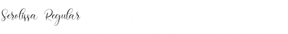 Download Serolissa Font Download Serolissa Font