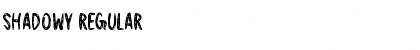 Download Shadowy Font Download Shadowy Font