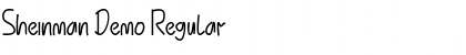 Download Sheinman Demo Font Download Sheinman Demo Font
