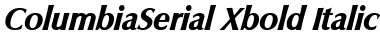 Download ColumbiaSerial-Xbold Font Download ColumbiaSerial-Xbold Font