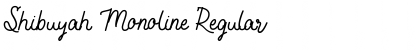Download Shibuyah Monoline Font Download Shibuyah Monoline Font