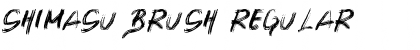 Download SHIMASU BRUSH Font Download SHIMASU BRUSH Font